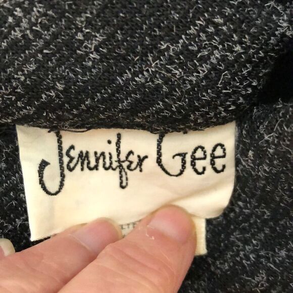 Vintage mod style 70’s maxi dress size small union made abstract - Picture 8 of 12